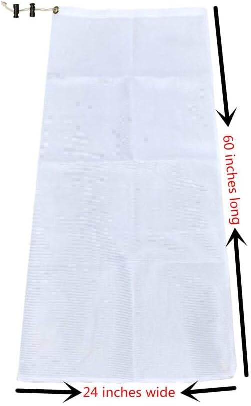 Evimotal Wood Chipper Shredder Leaf Collection Bag, 24 x 60 in, Drawstring Closure - product image 2